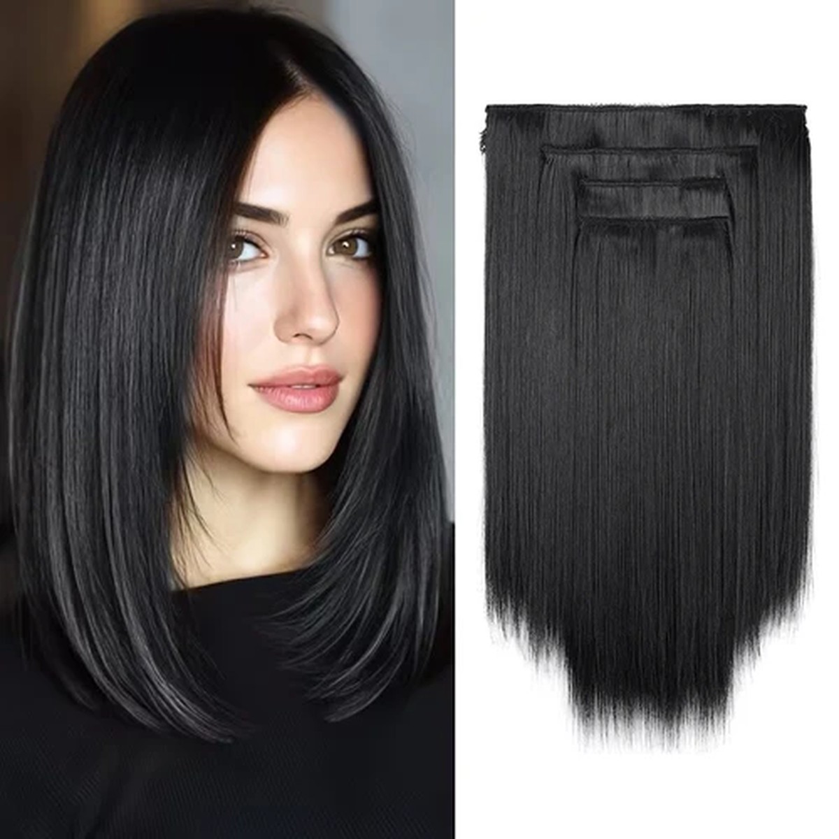 Midnight Straight One-Piece Extension product visual reference