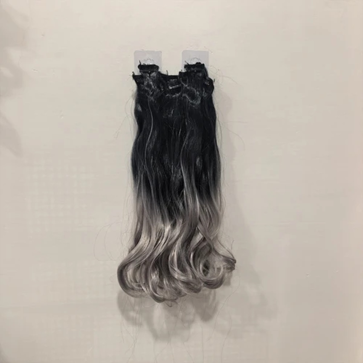 Silver Ombre Clip-In Length Piece product visual reference