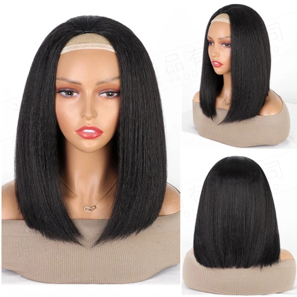 Coily Headband Volume Half Wig product visual reference