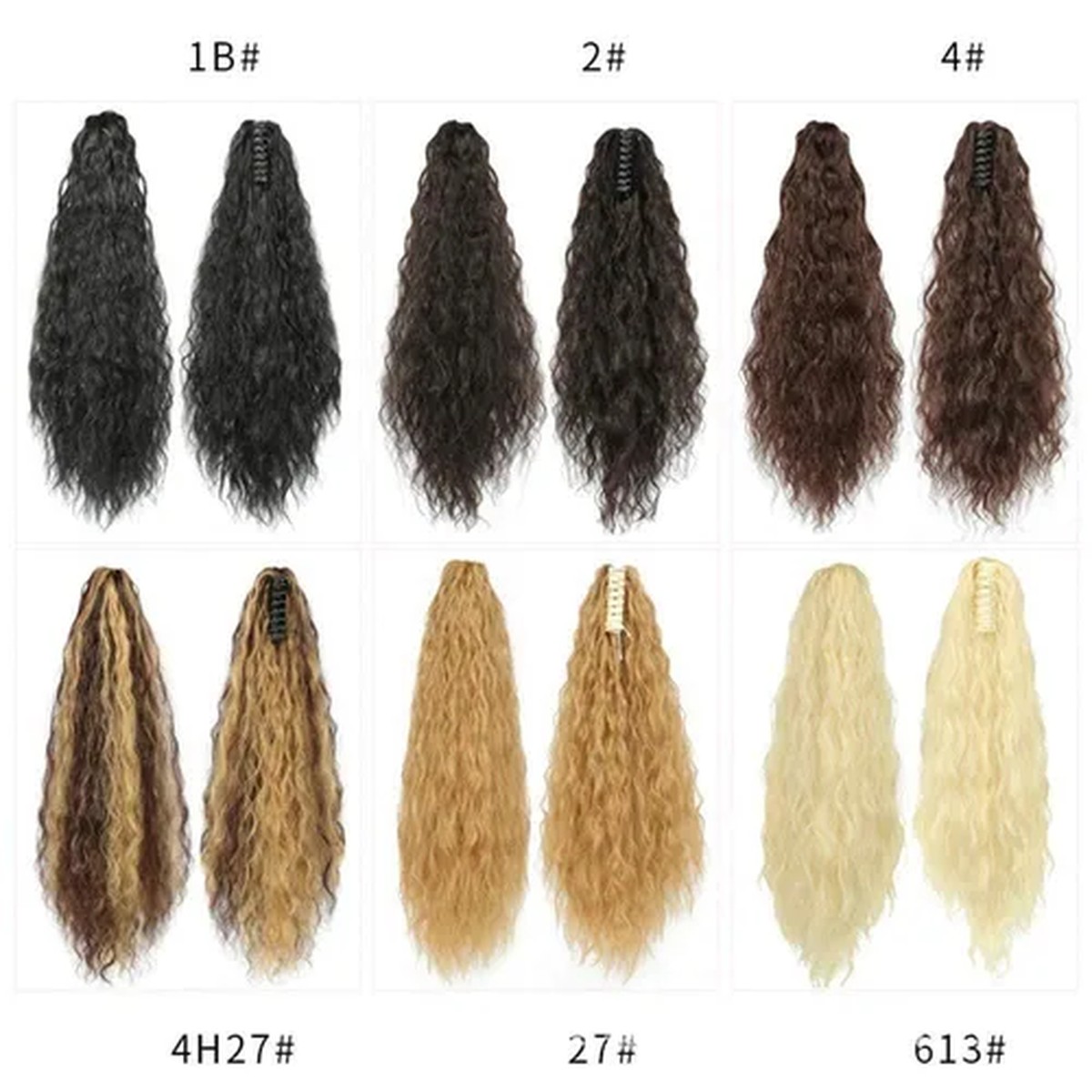 Multi-Tone Crimp Ponytail Range