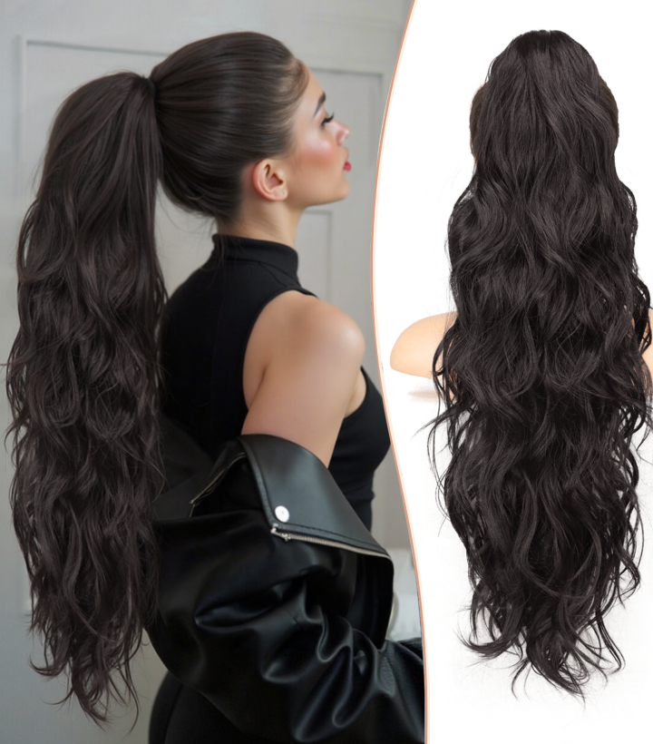 KooKaStyle YK2131 26-Inch Layered Claw Ponytail