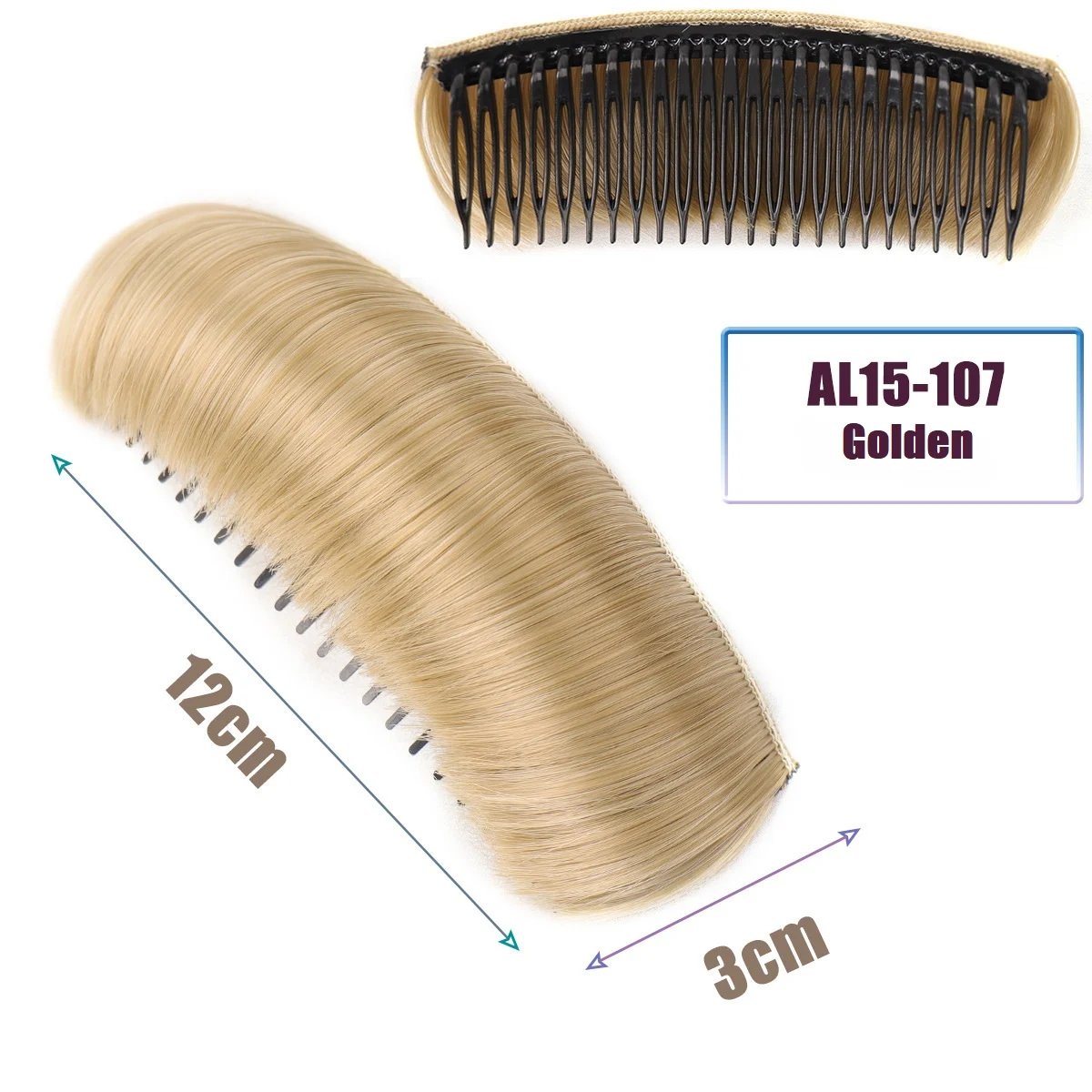 Golden Comb-In Hair Volume Pad
